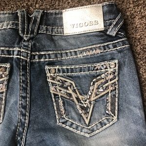 VIGOSS JEANS SIZE 1/2 LENGTH 33